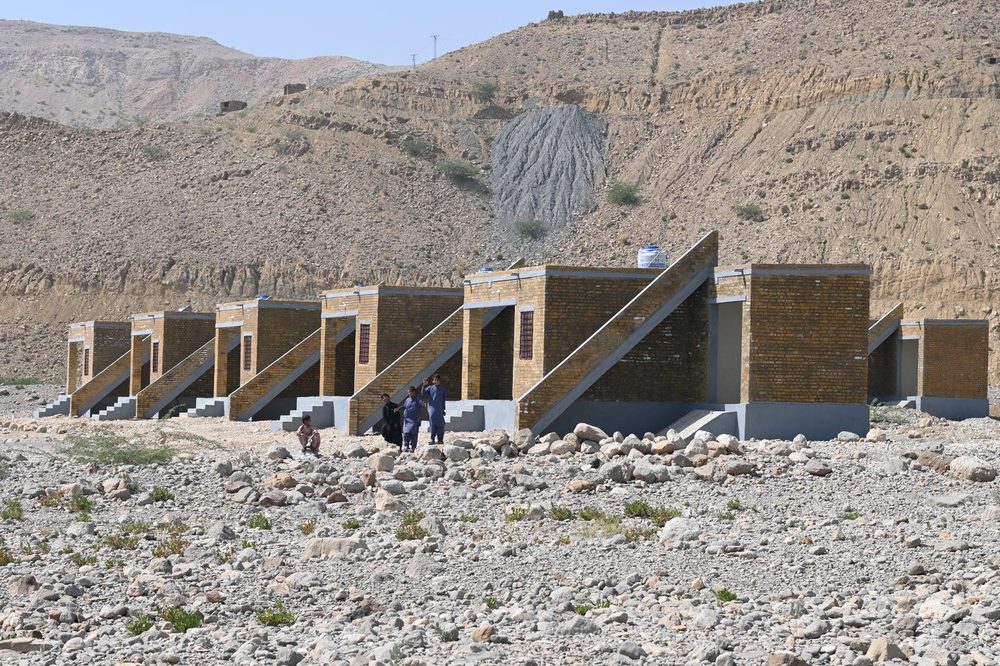 A row of homes built by CDRS