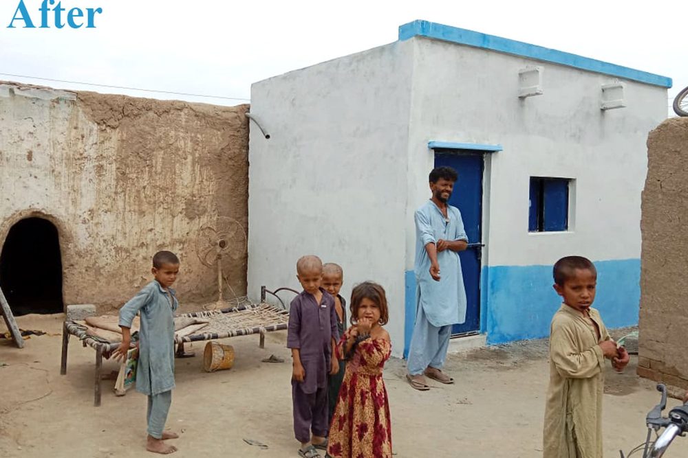 A family home rebuilt by CDRS after the floods