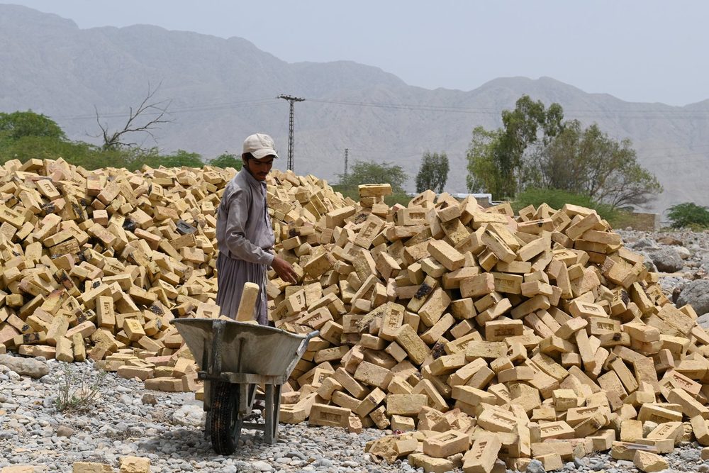 Building materials on site at a CDRS construction project