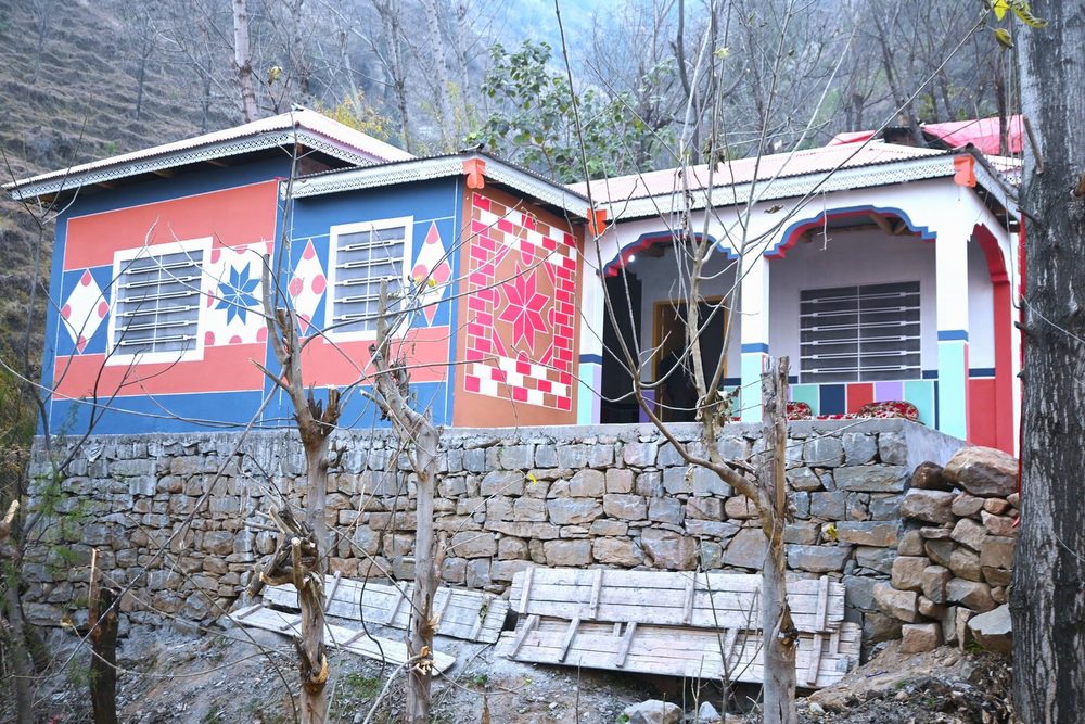 A newly painted home built by CDRS