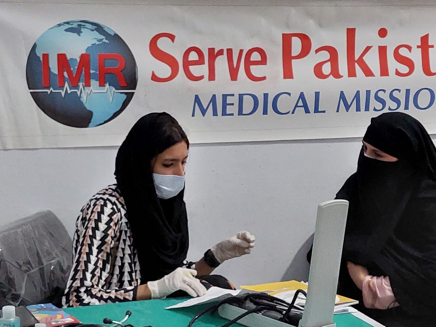 A CDRS and IMANA medical camp treating patients in Swat