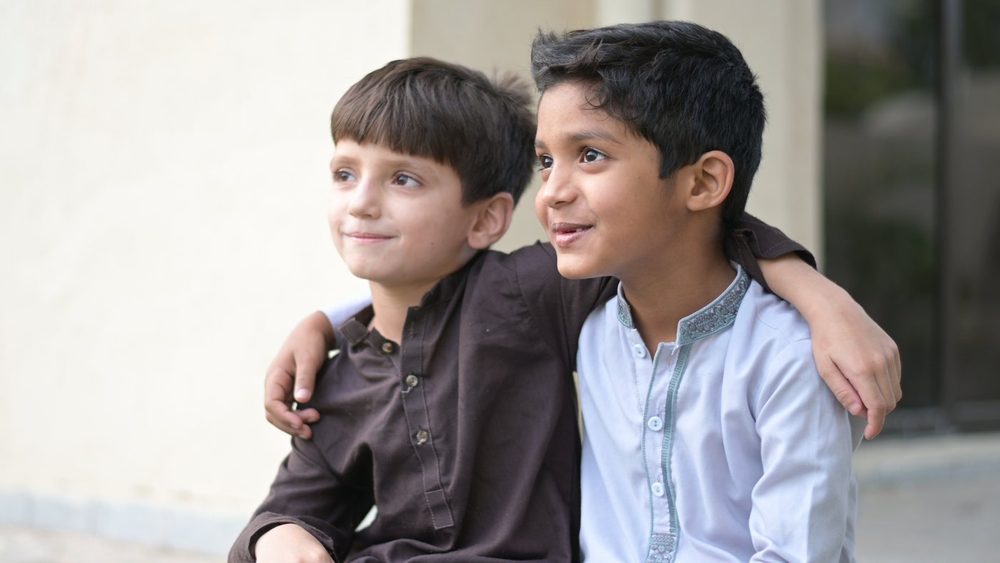 Two boys at a CDRS House of Blessings home