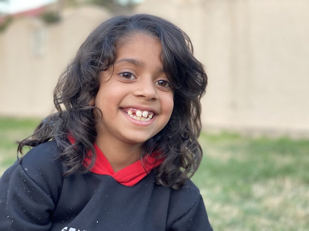 A girl at a CDRS House of Blessings home